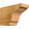 Ekena Millwork Pescadero Rough Sawn Rafter Tail, Western Red Cedar, 6"W x 10"H x 16"L RFT06X10X16PEC00RWR - alternate 1
